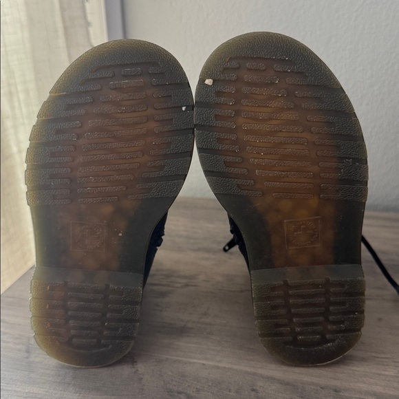 Dr. Martens Black Boots with Yellow Accents - Picture 4 of 5